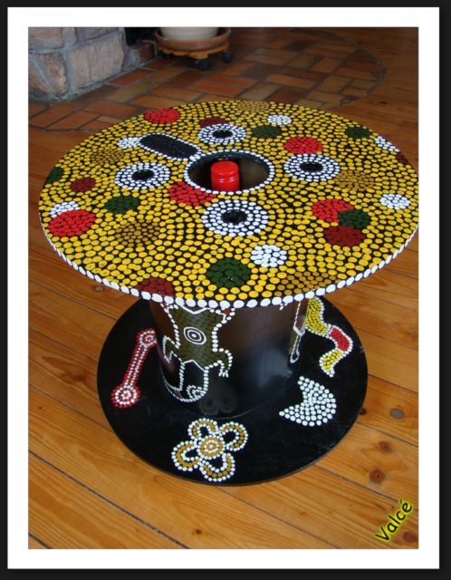 table aborigene, touret, art aborigne
